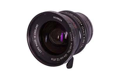 Lot 196 - A Taylor Hobson 12.5mm T2 f/1.8 Cooke Kinetal Lens