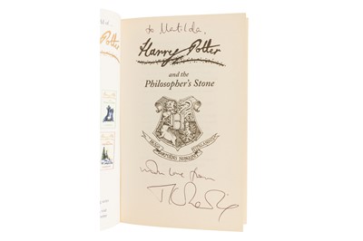 Lot 186 - Rowling. Harry Potter and the Philosopher's Stone. Inscribed. 2010