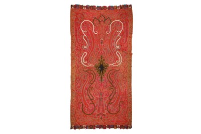 Lot 46 - A LONG KASHMIRI JAMUWAR SHAWL