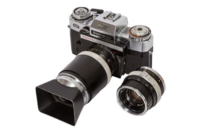 Lot 244 - A Zeiss Ikon Contarex Electronic SLR Camera Outfit