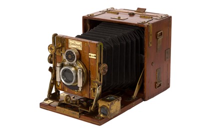 Lot 79 - A Sanderson Quarter Plate Tropical Hand & Stand Camera