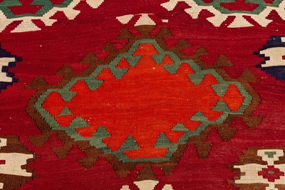Lot 59 - A FINE QASHQAI KILIM, SOUTH-WEST PERSIA
