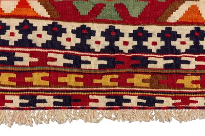Lot 59 - A FINE QASHQAI KILIM, SOUTH-WEST PERSIA