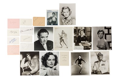 Lot 62 - Autograph Collection.- Actors & Entertainers