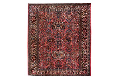 Lot 281 - A SAROUK CARPET, WEST PERSIA