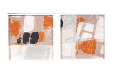 Lot 151 - WILLIAM SCOTT  RA CBE (SCOTTISH 1913-1988) FOR EDINBURGH WEAVERS