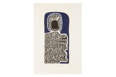 Lot 176 - Hughes. Still Life - 'Gravestone Broadside' [1967]