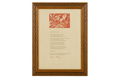 Lot 175 - Hughes (Ted) and others. Broadsides