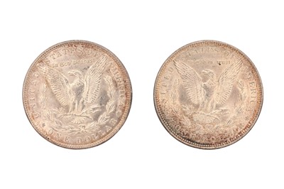 Lot 70 - USA, 2X SILVER MORGAN DOLLARS (1889, 1890)