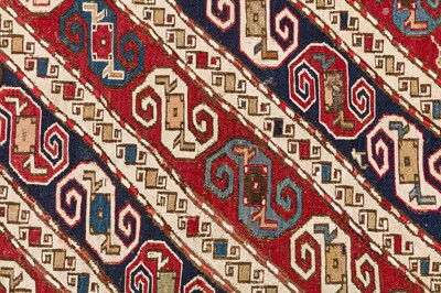Lot 2 - A TWO SHAHSAVAN FLAT WEAVE SMALL RUGS, NORTH-WEST PERSIA