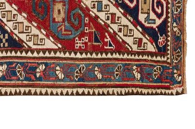 Lot 2 - A TWO SHAHSAVAN FLAT WEAVE SMALL RUGS, NORTH-WEST PERSIA