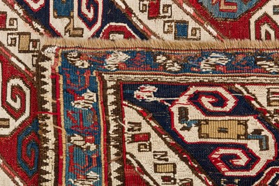 Lot 2 - A TWO SHAHSAVAN FLAT WEAVE SMALL RUGS, NORTH-WEST PERSIA