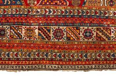 Lot 23 - AN ANTIQUE QASHQAI CARPET, SOUTH-WEST PERSIA