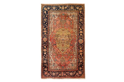 Lot 85 - A VERY FINE ANTIQUE MOCHTASHEM KASHAN RUG, CENTRAL PERSIA