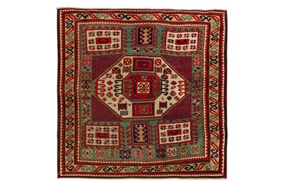 Lot 106 - AN ANTIQUE KAZAK KARACHOPF RUG, SOUTH CAUCASUS