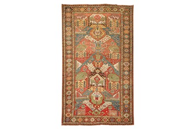 Lot 107 - AN ANTIQUE DRAGON SUMAC CARPET, SOUTH CAUCASUS