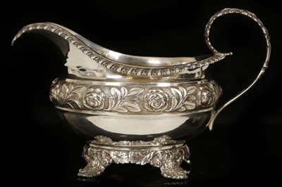 Lot 346 - A fine antique George IV Sterling Silver cream...