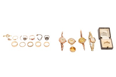 Lot 38 - A COLLECTION OF WATCHES AND JEWELLERY