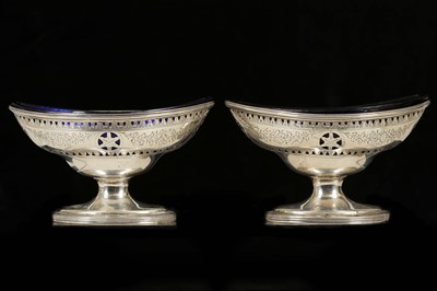 Lot 347 - A pair of fine antique George III Sterling...