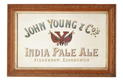 Lot 326 - A SCOTTISH JOHN YOUNG AND CO'S INDIA PALE ALE PUB MIRROR