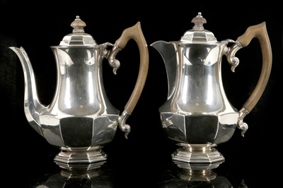 Lot 354 - An antique Edwardian Sterling Silver Cafe Au...