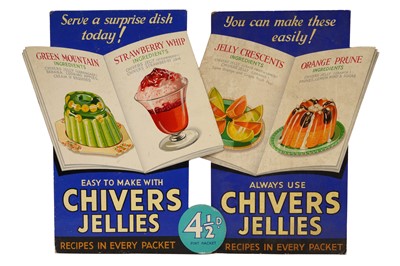 Lot 286 - A CHIVERS JELLIES ADVERTISING COUNTER DISPLAY CARD STAND