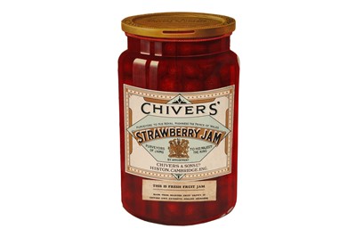 Lot 290 - A CHIVERS STRAWBERRY JELLY ADVERTISING DISPLAY CARD