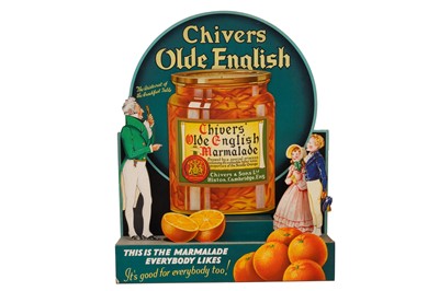 Lot 291 - A LARGE CHIVERS 'OLDE ENGLISH MARMALADE' ADVERTISING DISPLAY STAND
