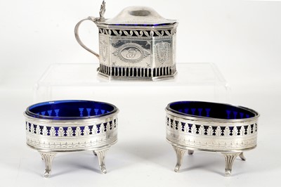 Lot 355 - A pair of fine antique George III Sterling...