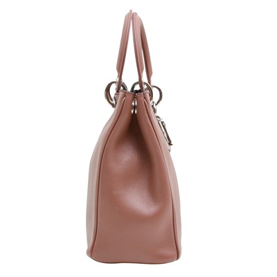 Lot 10 - Christian Dior Dusty Rose Medium Diorissimo Bag