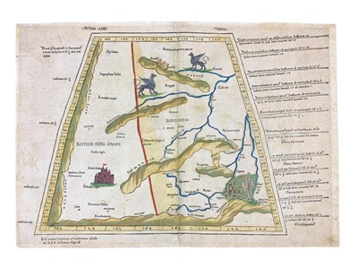 Lot 52 - Ptolemy (Claudius) Octava Asie Tabula, 1486