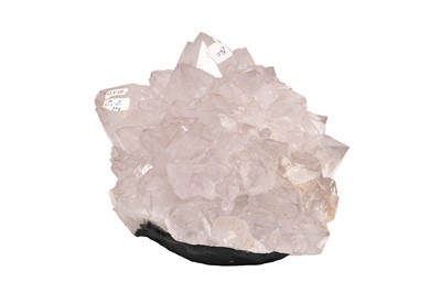Lot 62 - A ROSE QUARTZ CLUSTER
