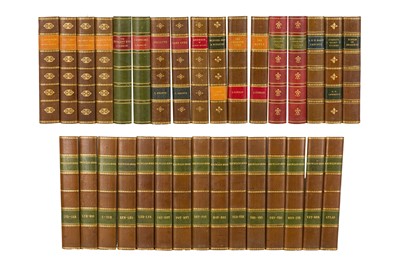 Lot 104 - Faux leather book spines