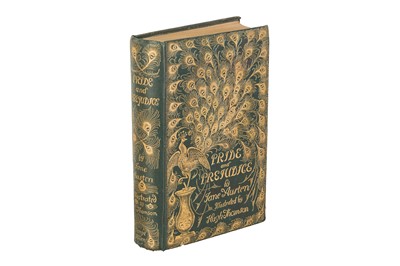 Lot 154 - Thomson. Ills. Austen (Jane) Pride and Prejudice. Peacock binding. 1894