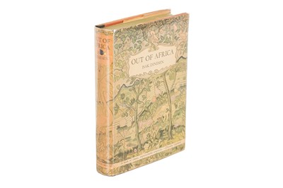 Lot 165 - Dinsen. Out of Africa, 1st US ed. 1938