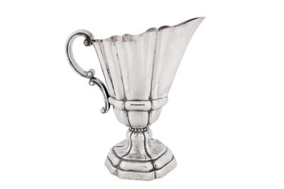 Lot 361 - A late 20th century Italian sterling silver ewer, Milan circa 1980, signed Gianmaria Buccellati