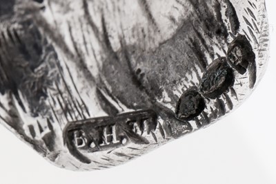 Lot 173 - An early 20th century German silver novelty pepper pot, Hanau by Neresheimer, import marks for London 1912 by Berthold Muller
