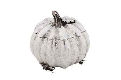 Lot 166 - A late 20th century Italian sterling silver box, Milan circa 1980 by Illario Pradella for Buccellati