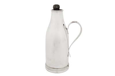 Lot 288 - An early 20th century German 800 standard silver champagne bottle holder / pourer, Bremen circa 1920 by Koch and Bergfeld