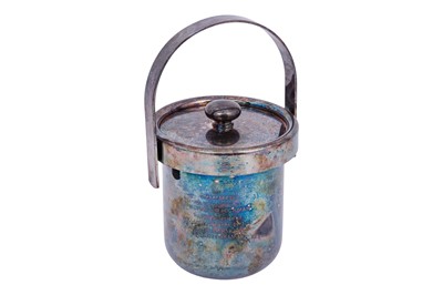 Lot 215 - A SILVER PLATED ICE BUCKET