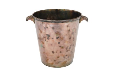Lot 19 - Argit, France An Art Deco silver plated ice bucket, Argit, Paris