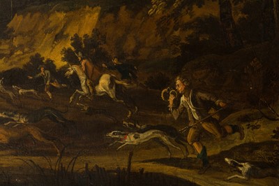 Lot 223 - Circle of Jan Wyck (Dutch, 1644-1702 )