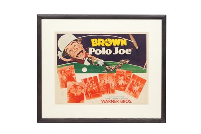 Lot 230 - Brown Polo Joe Poster, Warner Brothers