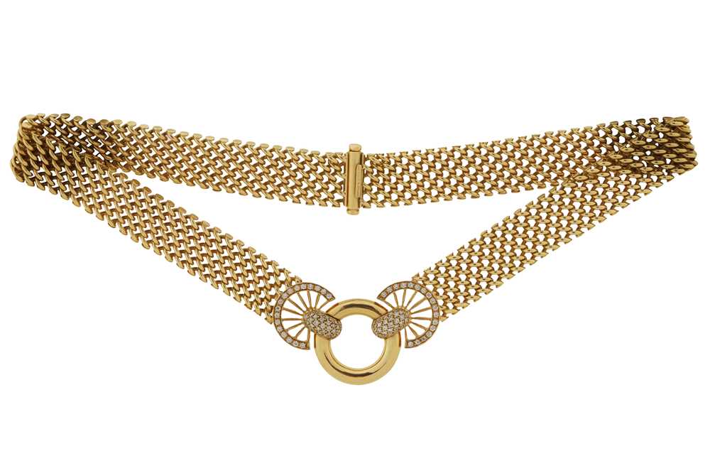 369 - A DIAMOND NECKLACE BY GIOIELLI GRASER, CIRCA 1992