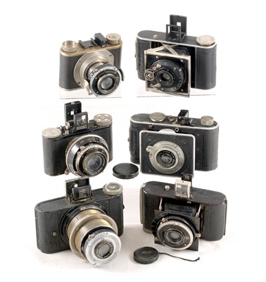 Lot 210 - Nagel Pupille with Xenon 4.5cm f2 Lens & Other 127 Format