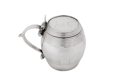 Lot 569 - A rare George II silver mustard pot, London circa 1750 by Elizabeth Godfrey (reg. 29th June 1741)