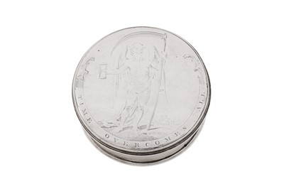Lot 33 - A George III silver snuff box, London circa 1770 by Augustin Le Sage