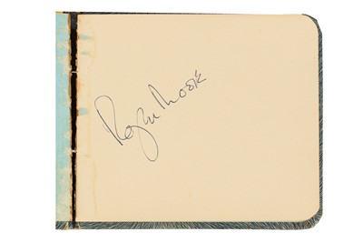 Lot 28 - Autograph Album.- Incl. Roger Moore