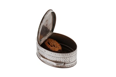 Lot 36 - A George III sterling silver nutmeg grater, London 1792 by Thomas Phipps and Edward Robinson