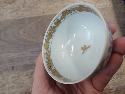 Lot 49 - A RARE CHINESE EN-GRISAILLE 'IGNATIUS OF LOYOLA' CUP AND SAUCER